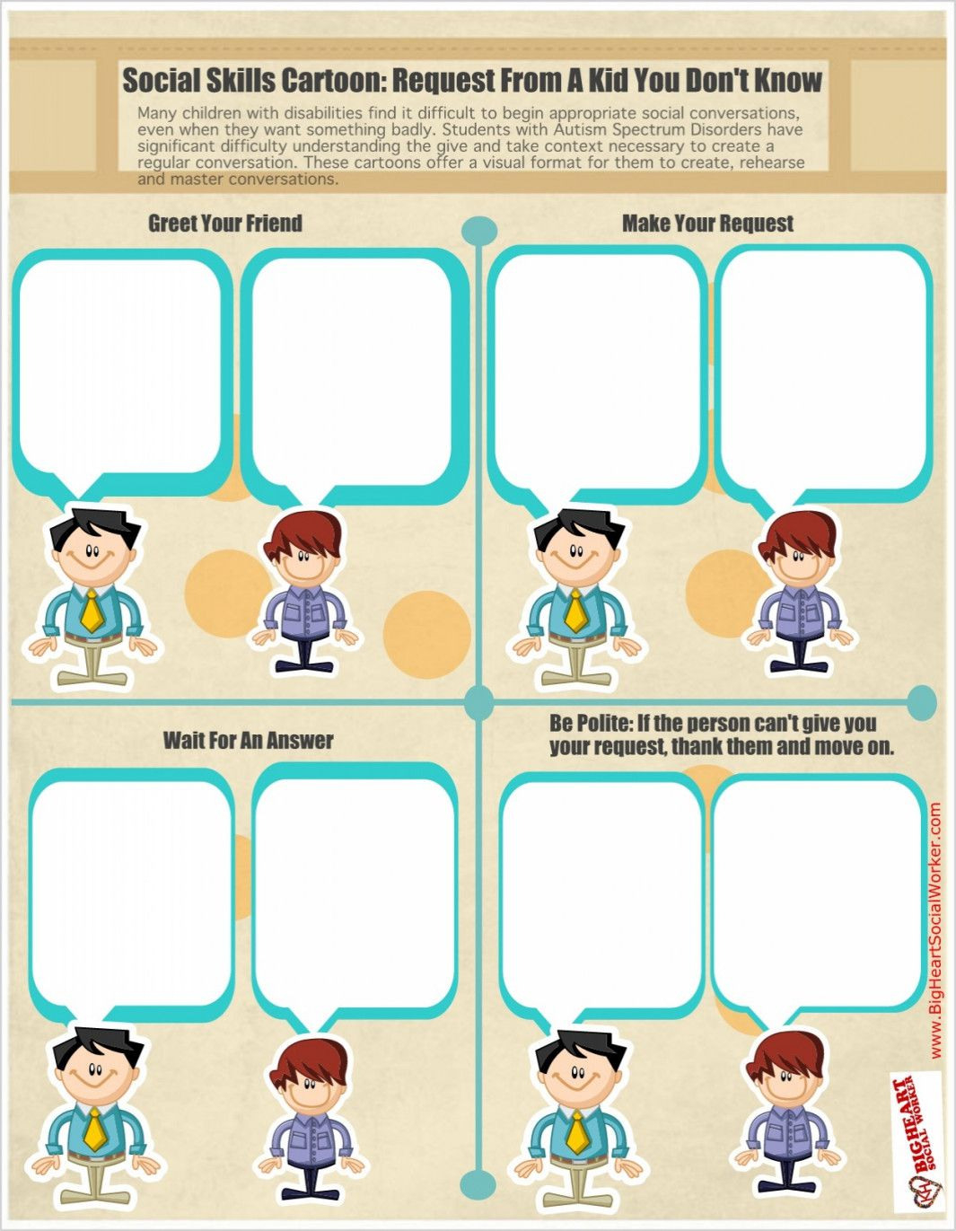 55 Worksheets For Social Skills 35