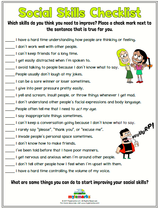 55 Worksheets For Social Skills 37