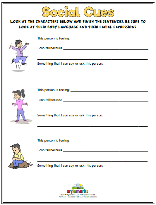 55 Worksheets For Social Skills 40