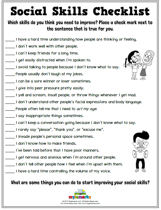 55 Worksheets For Social Skills 42