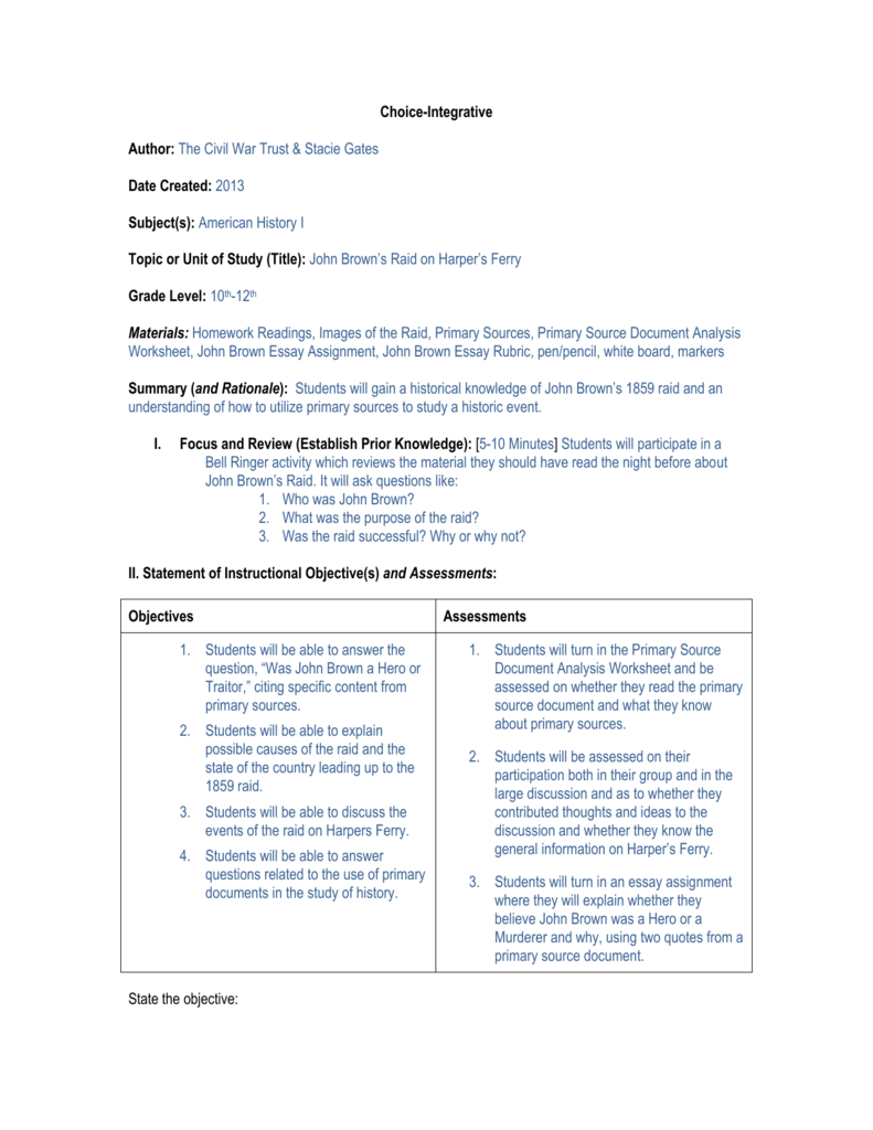 60 Primary Source Analysis Worksheet 13