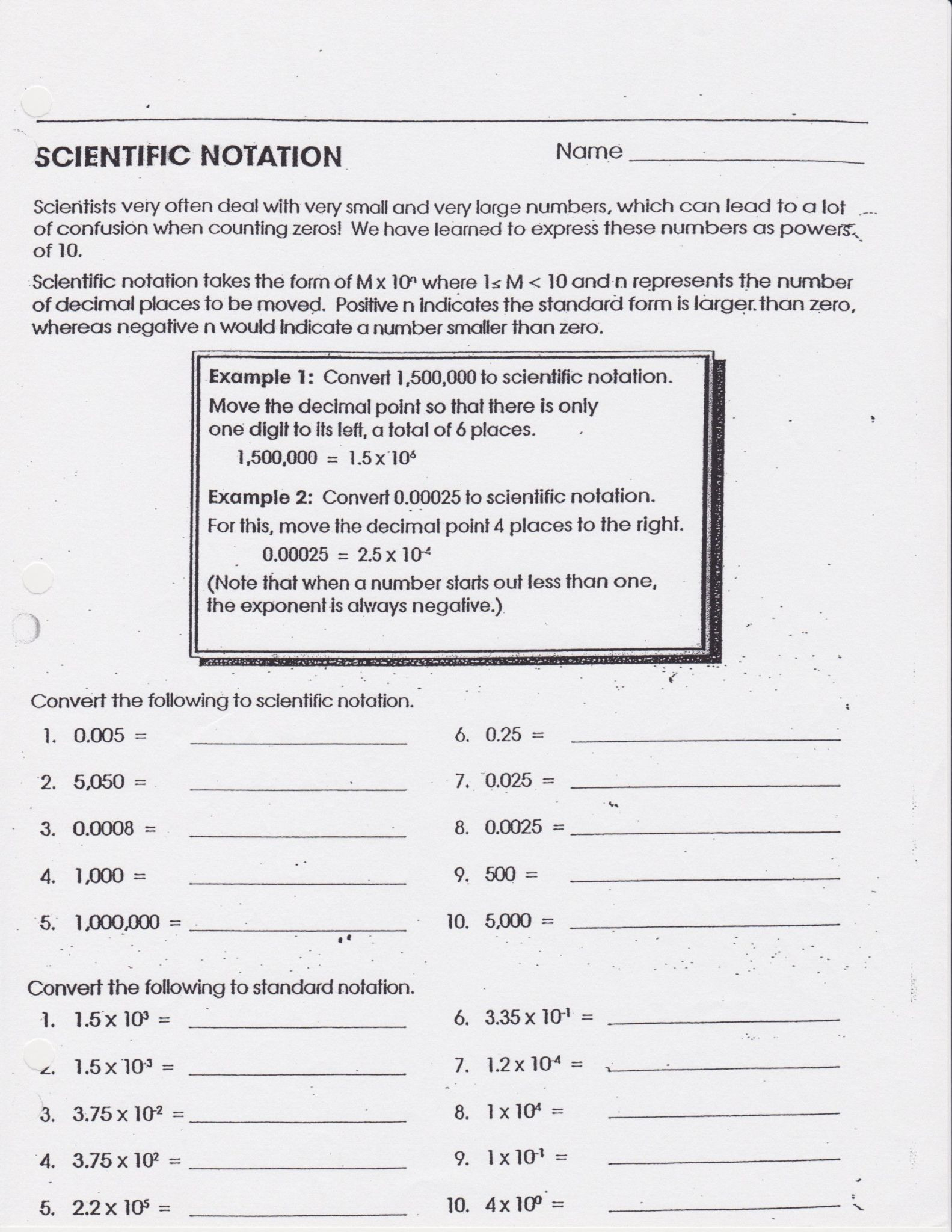 61 Significant Figures Calculations Worksheet 52