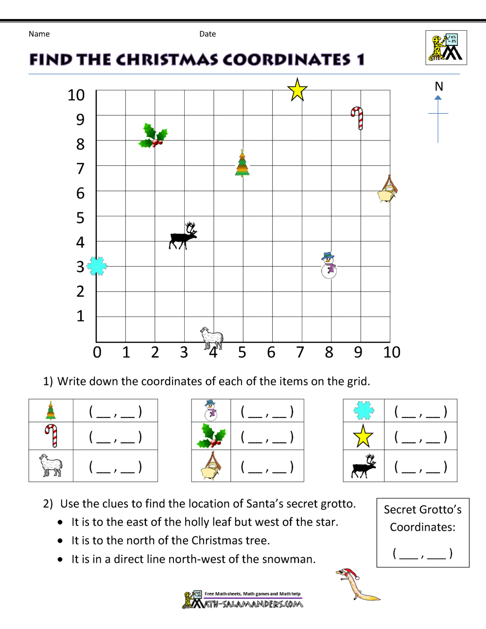 62 Christmas Maths Worksheets Ks3 12