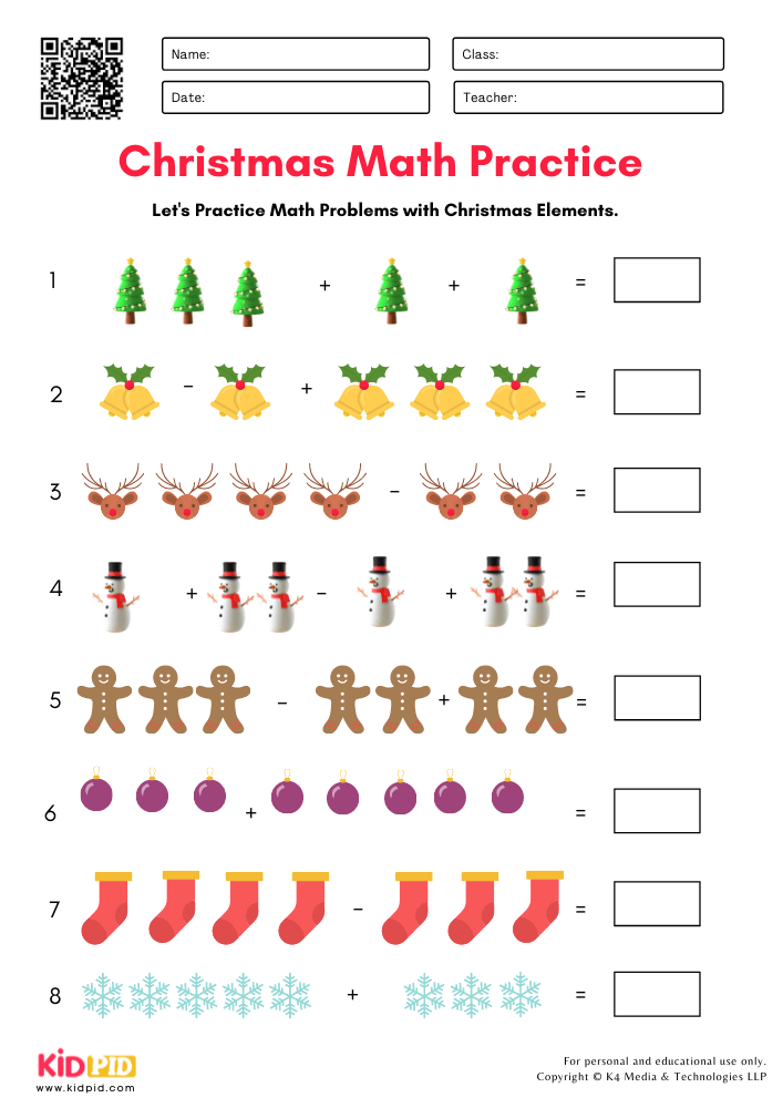 62 Christmas Maths Worksheets Ks3 17