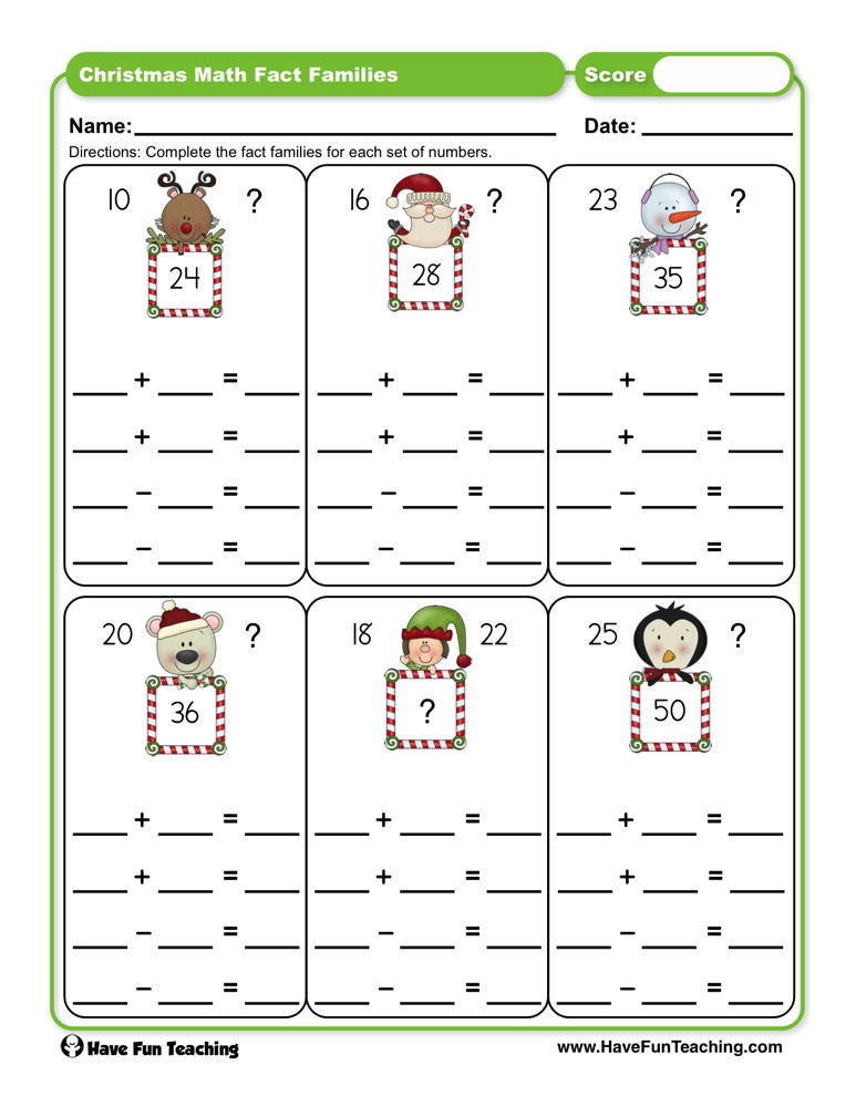 62 Christmas Maths Worksheets Ks3 58