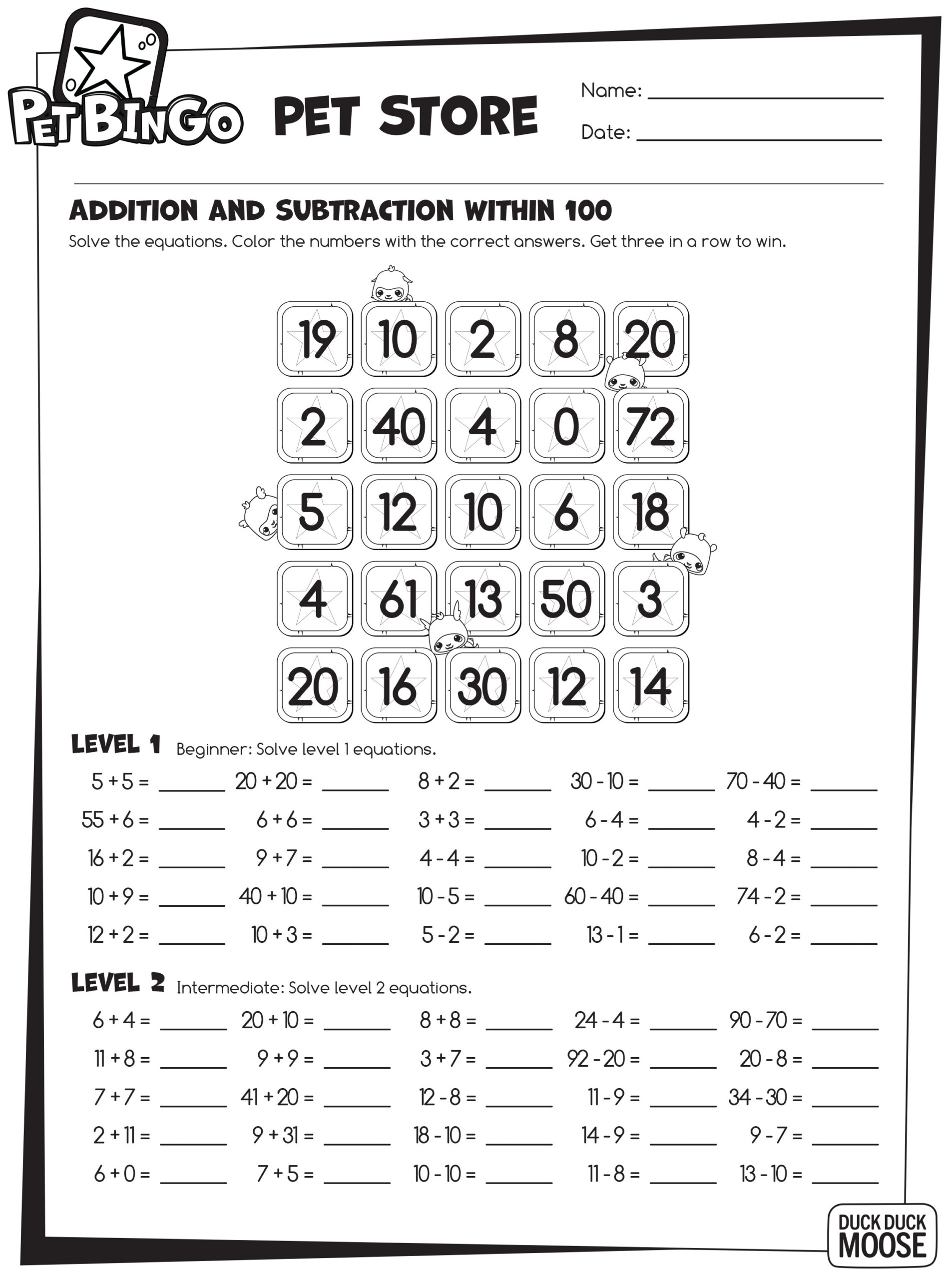 Save 50 Division Box Method Worksheet 17