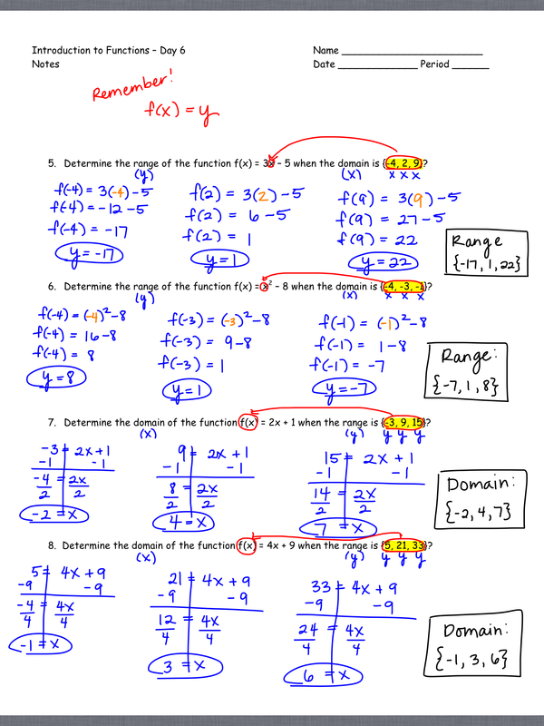 Save 50 Intro To Functions Worksheet 12