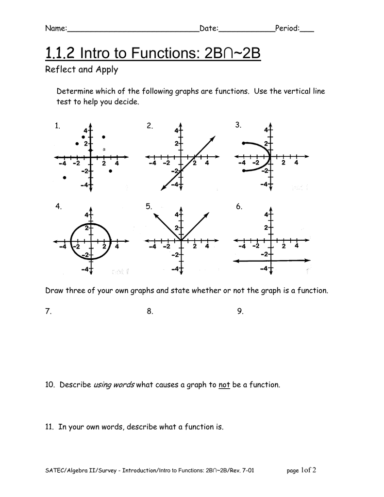 Save 50 Intro To Functions Worksheet 22