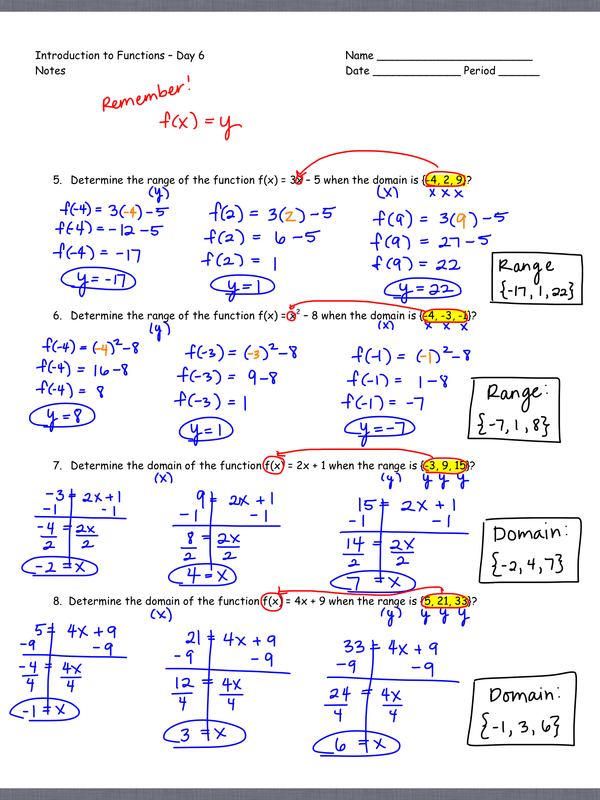 Save 50 Intro To Functions Worksheet 27
