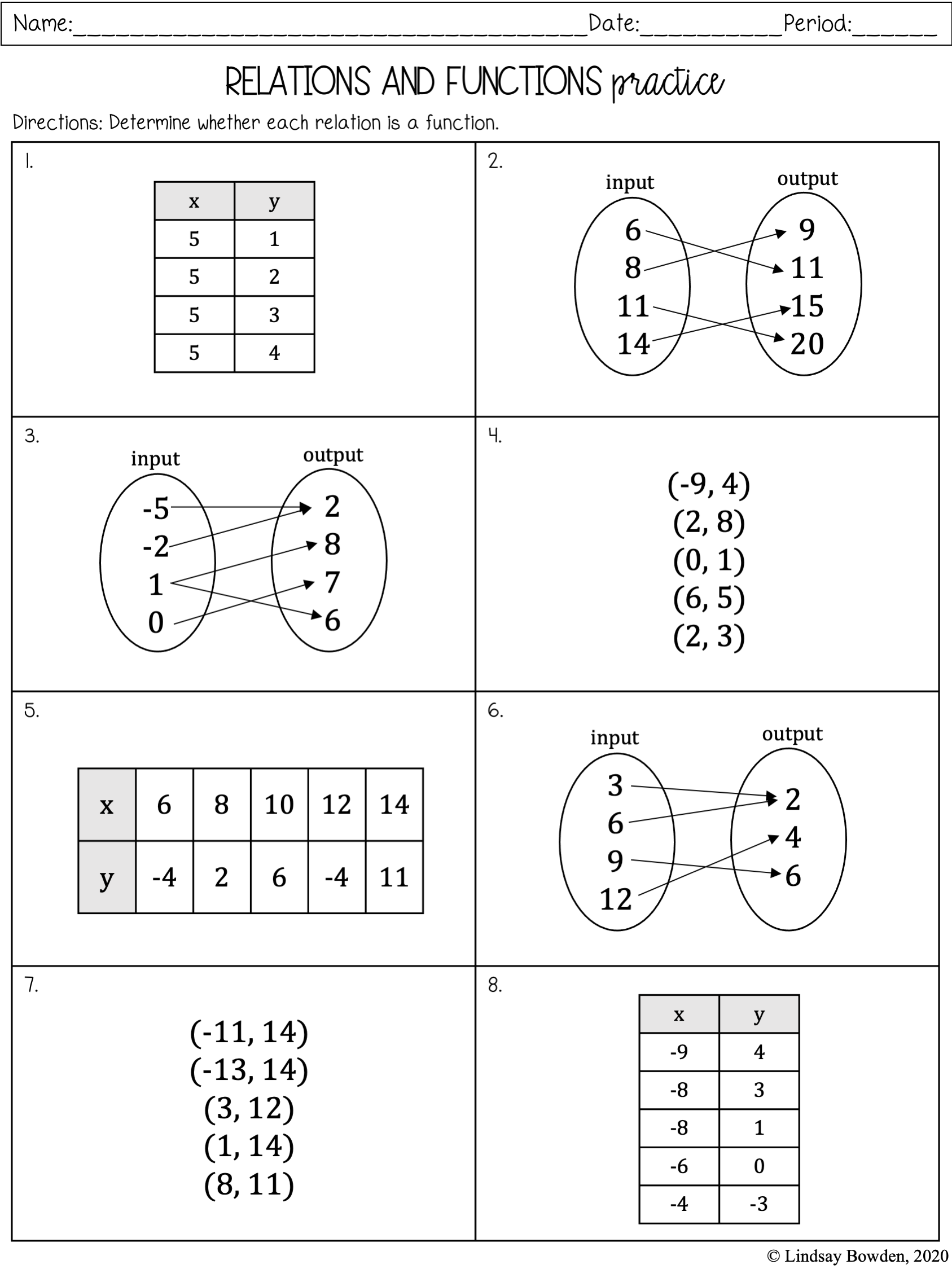 Save 50 Intro To Functions Worksheet 36