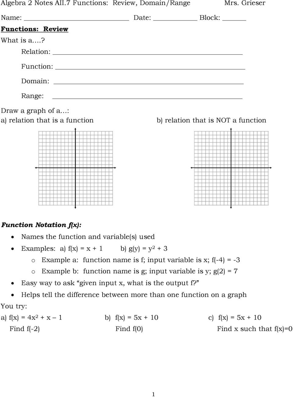 80 Printable Function Tables Worksheet Pdf 32