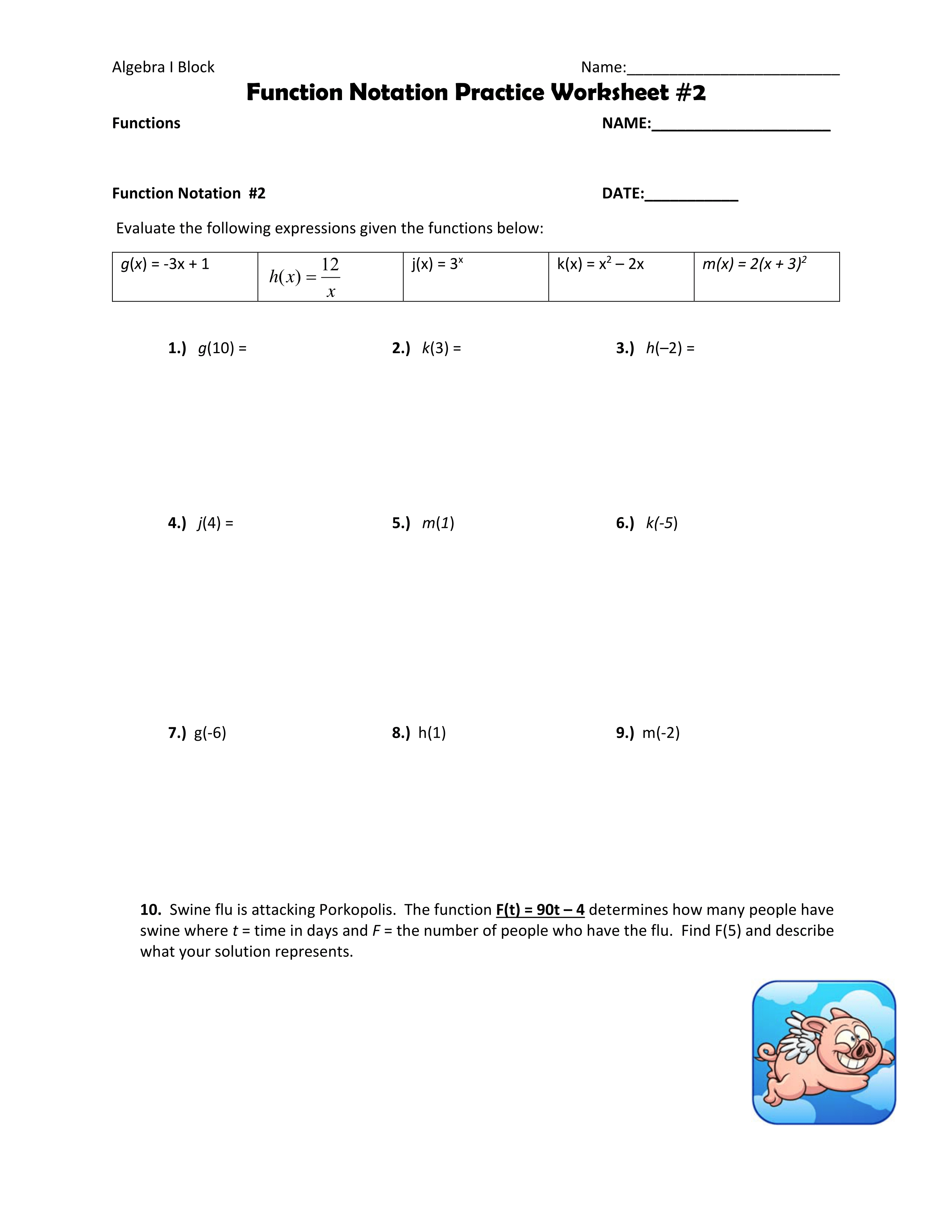 80 Printable Function Tables Worksheet Pdf 33