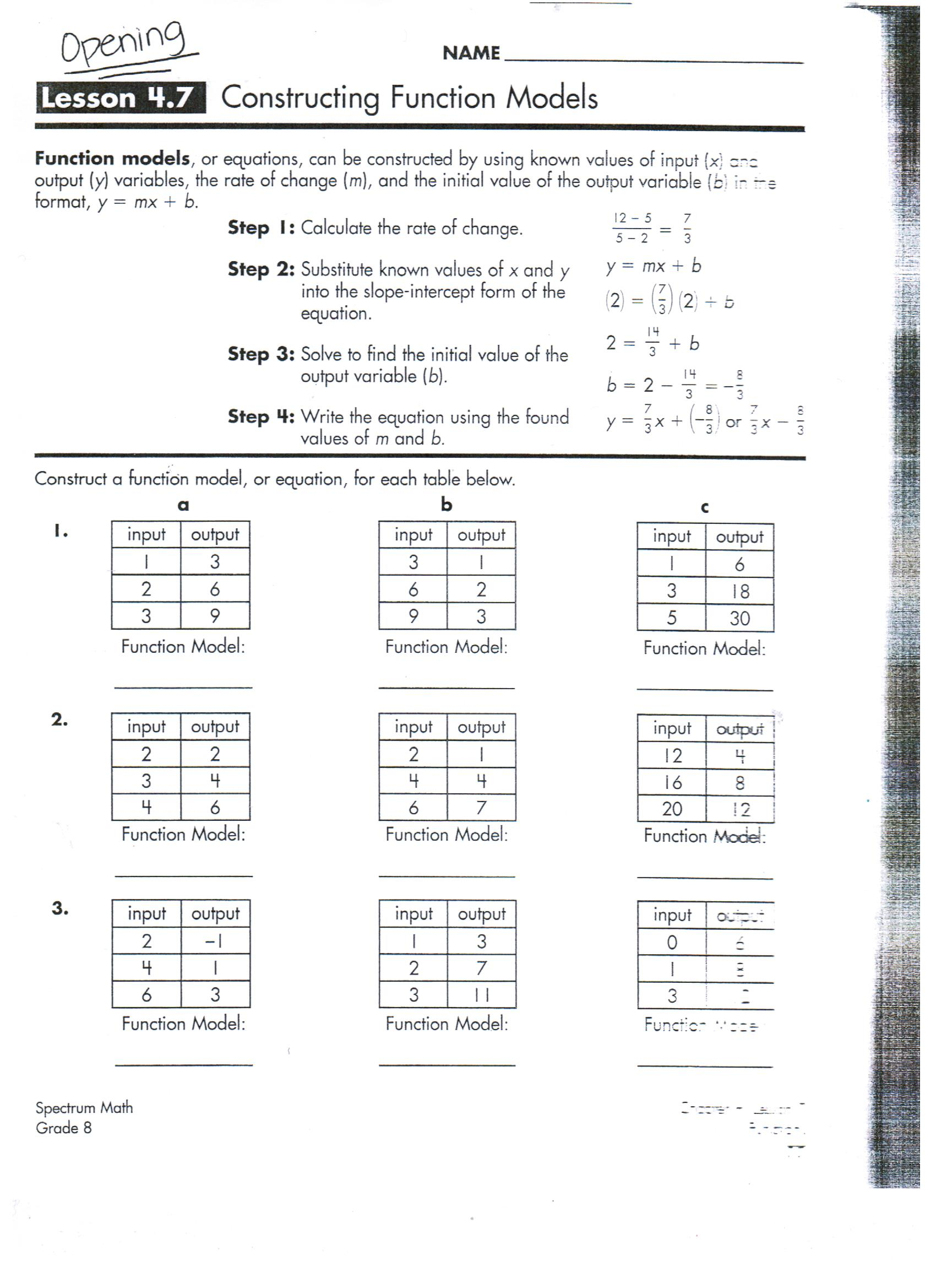 80 Printable Function Tables Worksheet Pdf 34