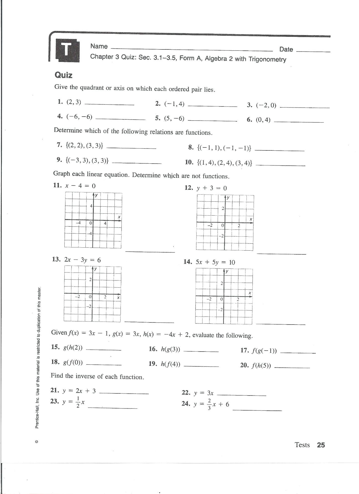 80 Printable Function Tables Worksheet Pdf 4