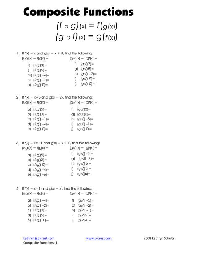 80 Printable Function Tables Worksheet Pdf 71