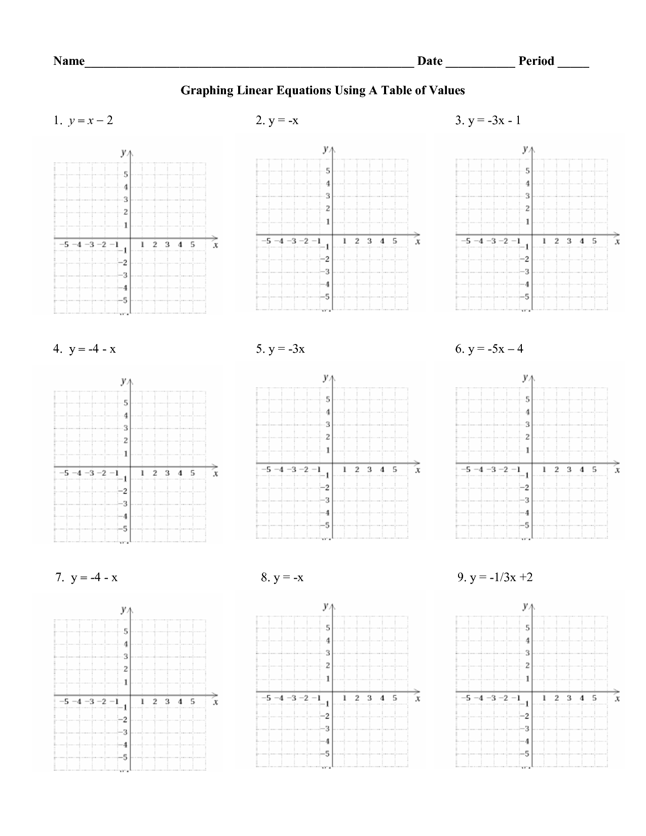 80 Printable Function Tables Worksheet Pdf 72