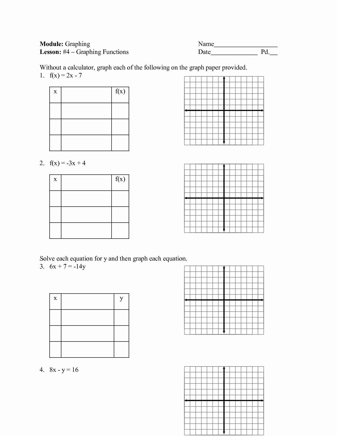 80 Printable Function Tables Worksheet Pdf 77