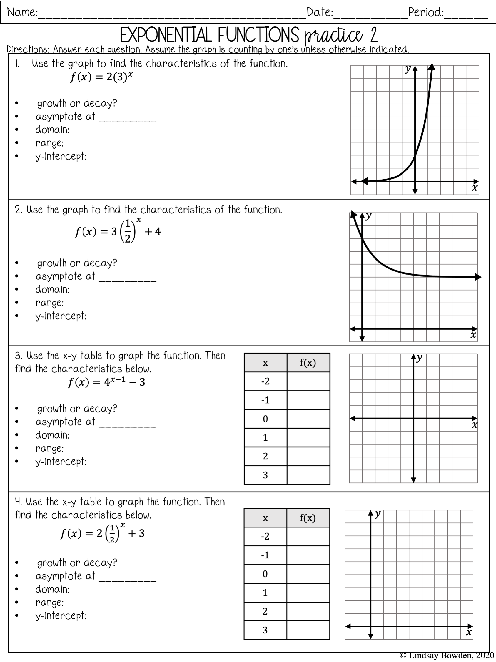 80 Printable Function Tables Worksheet Pdf 8