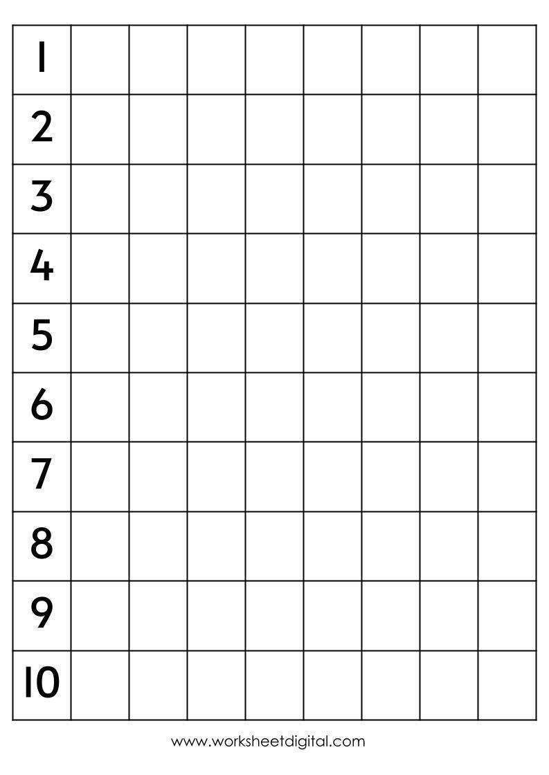 80 Printable Number Recognition 1-10 Worksheets 13