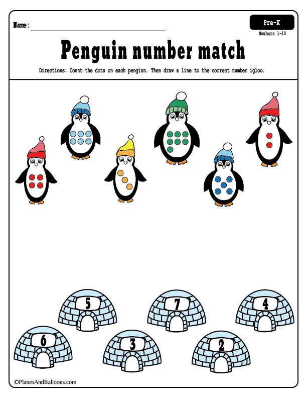 80 Printable Number Recognition 1-10 Worksheets 20