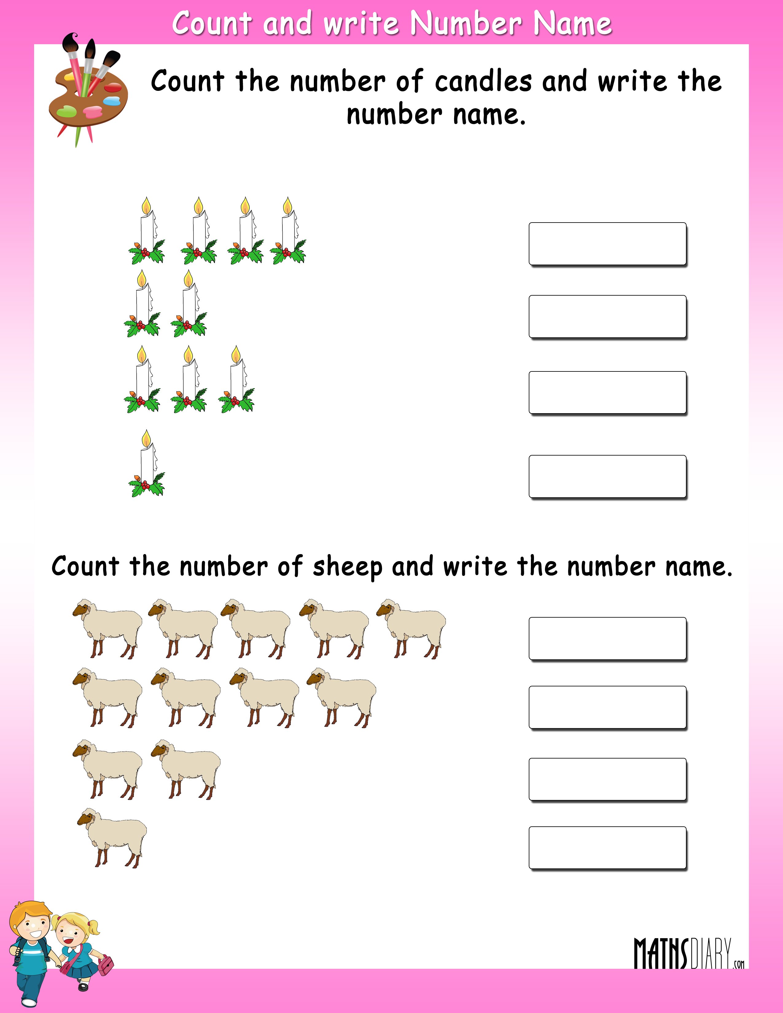 80 Printable Number Recognition 1-10 Worksheets 21