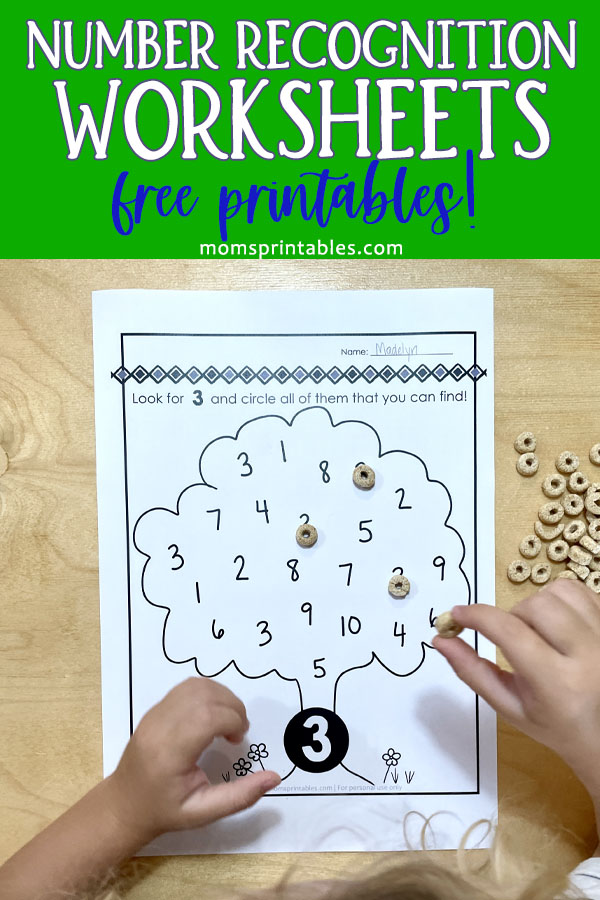 80 Printable Number Recognition 1-10 Worksheets 37