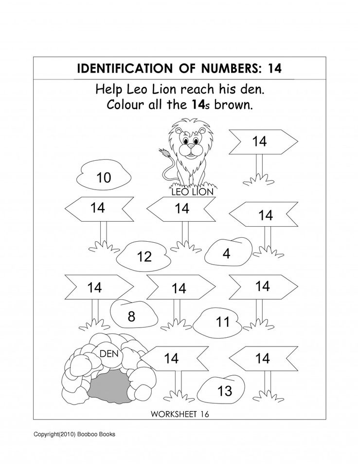 80 Printable Number Recognition 1-10 Worksheets 46