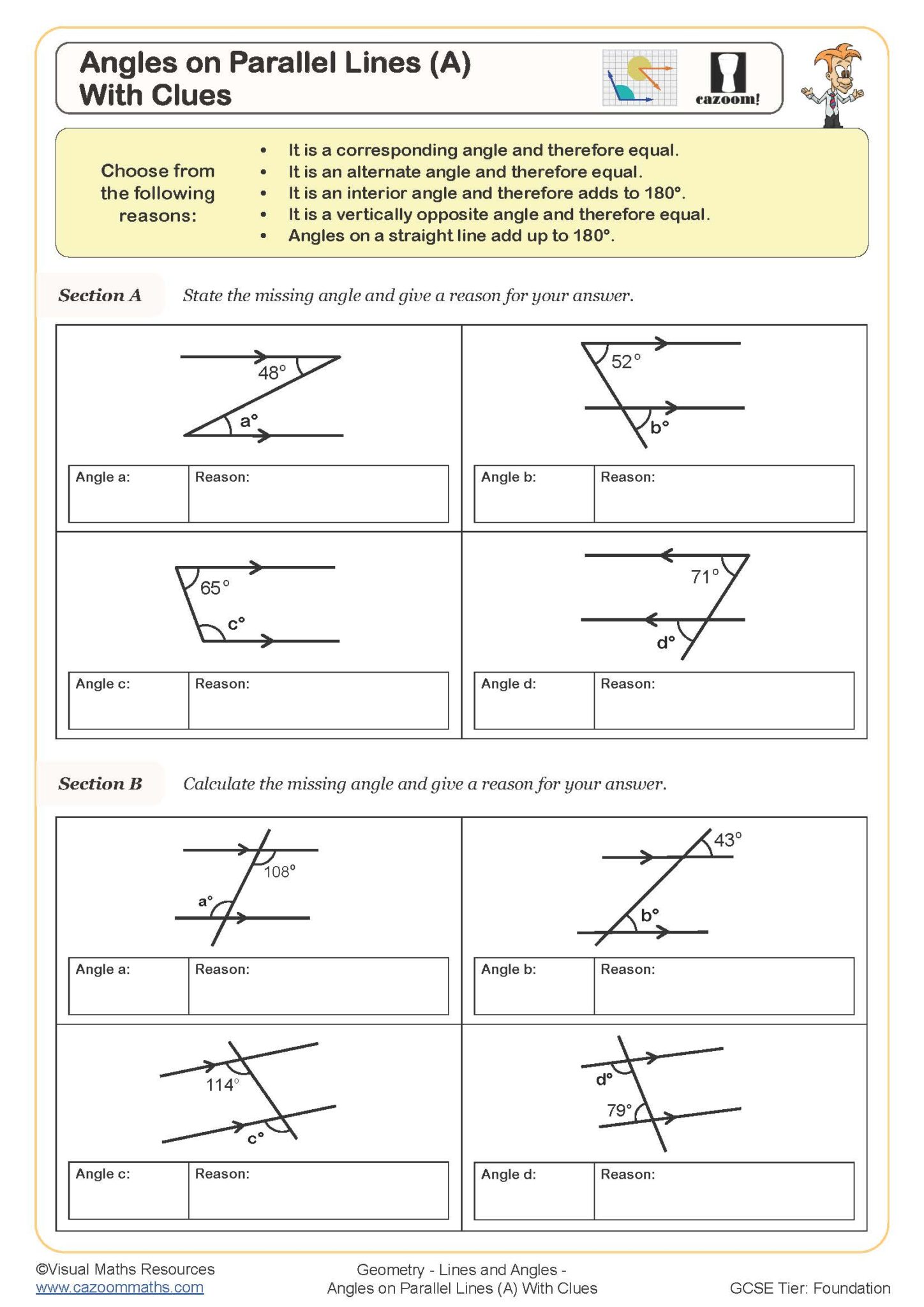 80 Printable Parallel Line Proofs Worksheet 29