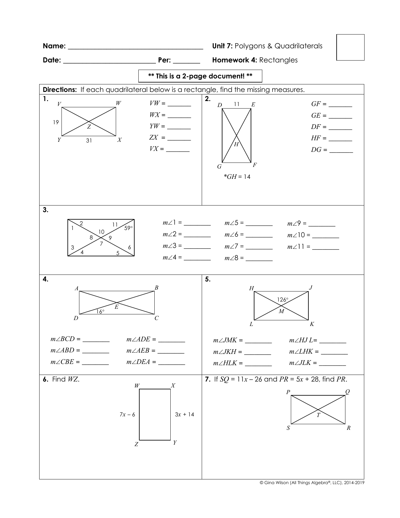 80 Printable Parallel Line Proofs Worksheet 63