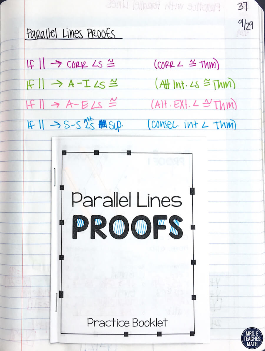 80 Printable Parallel Line Proofs Worksheet 70