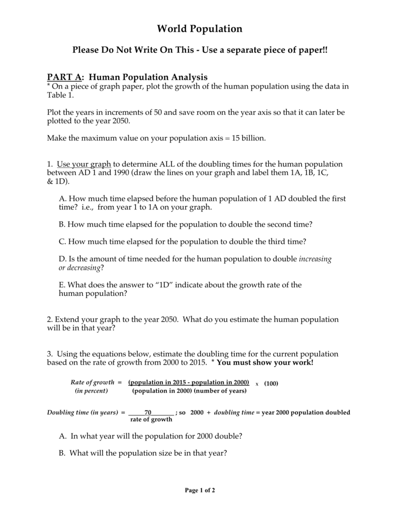 80 Printable Population Pyramid Worksheet Answers 10