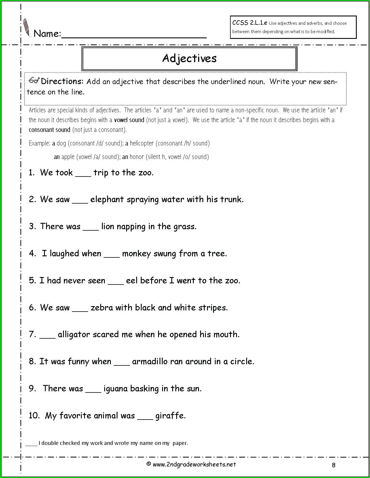 80 Printable Second Grade Worksheets Printable 34