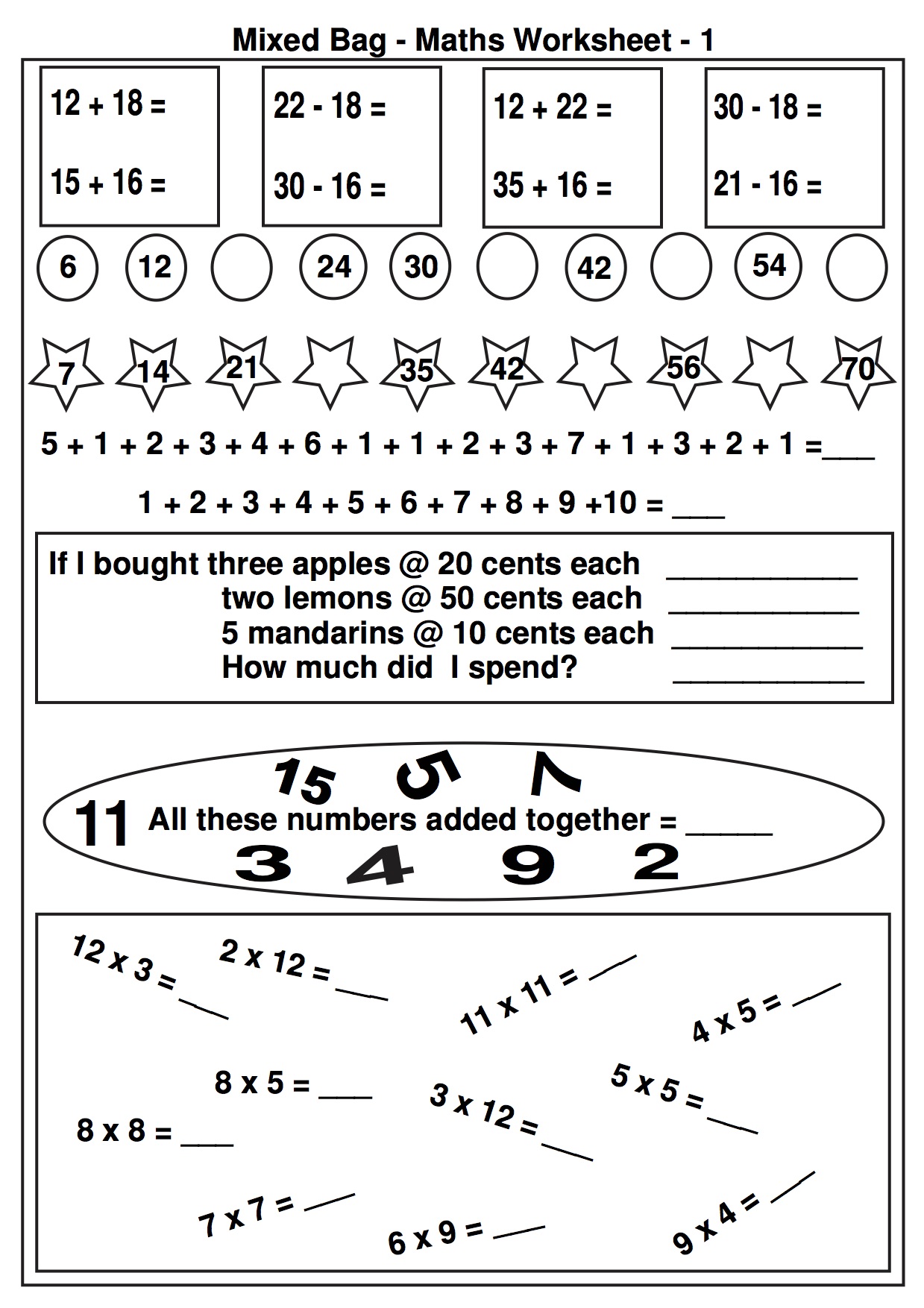 80 Printable Second Grade Worksheets Printable 36