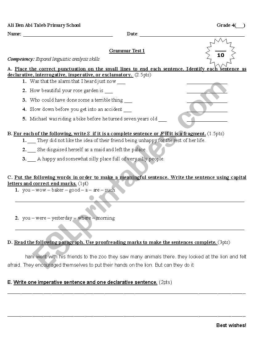 80 Printable Sentence And Fragment Worksheets 16