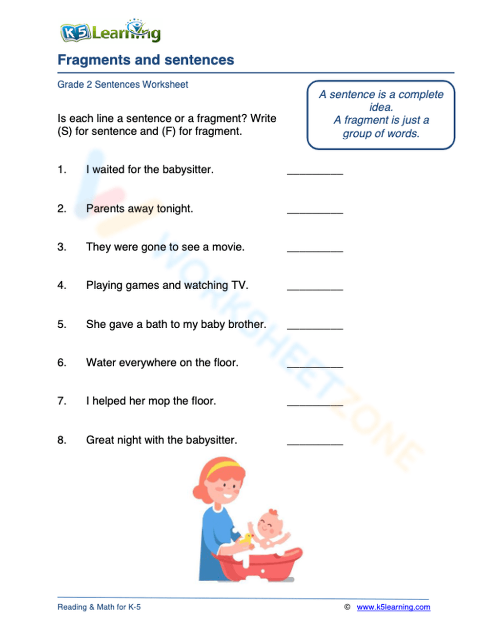 80 Printable Sentence And Fragment Worksheets 29