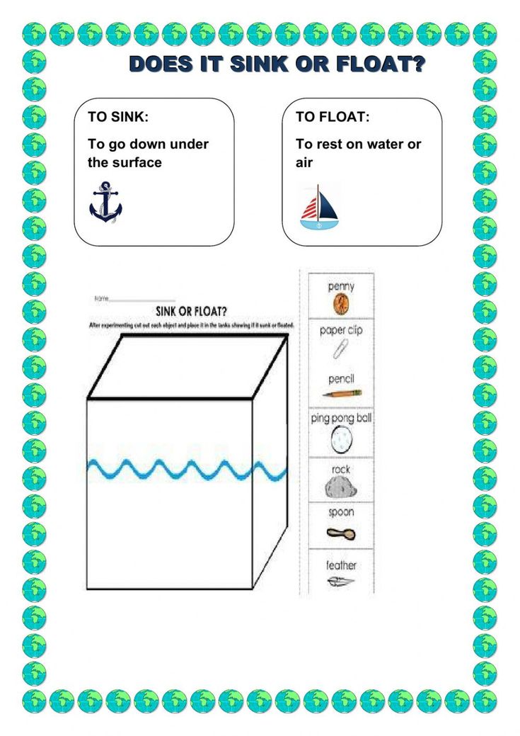 80 Printable Sinking And Floating Worksheet 14