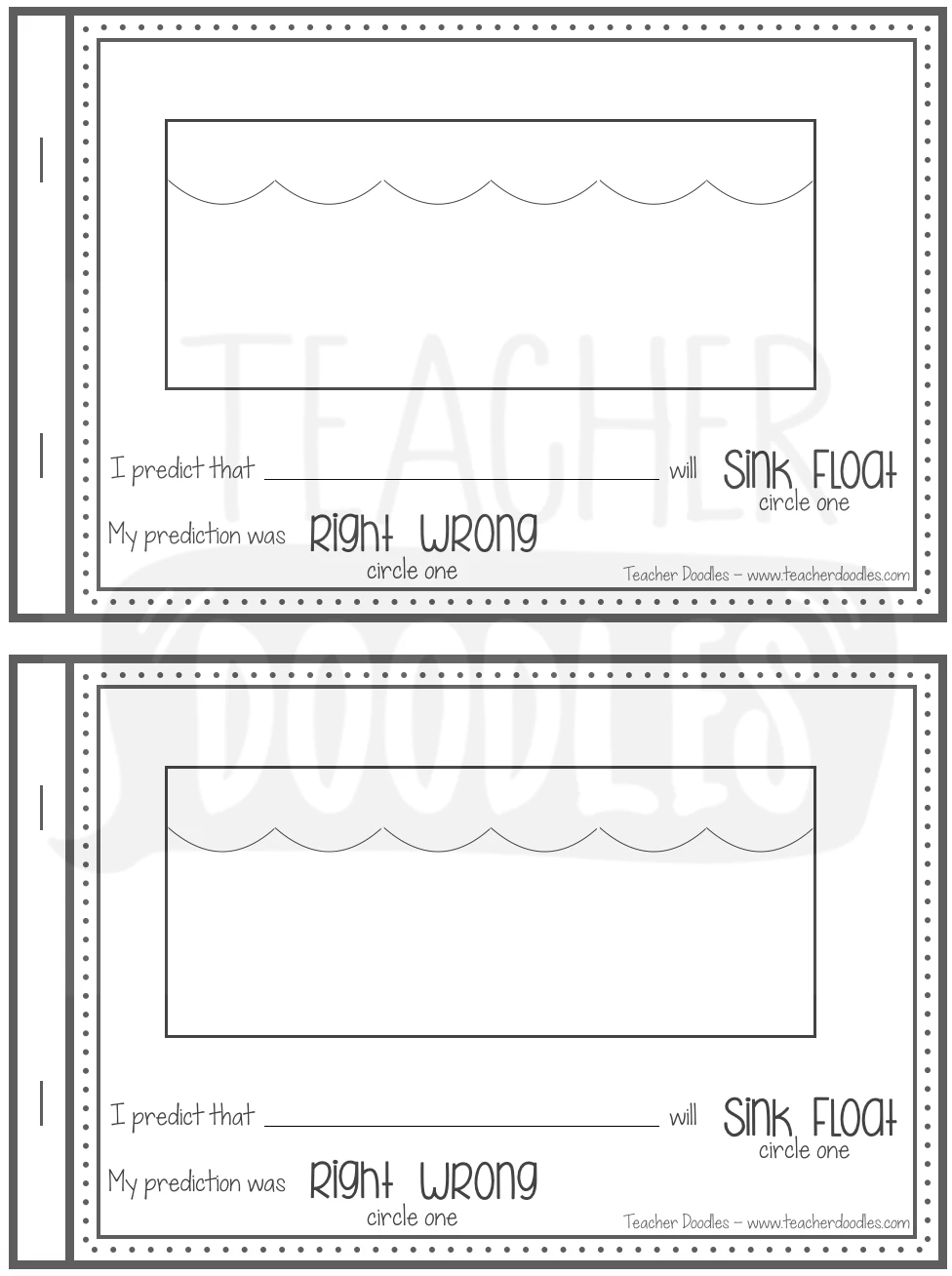 80 Printable Sinking And Floating Worksheet 40