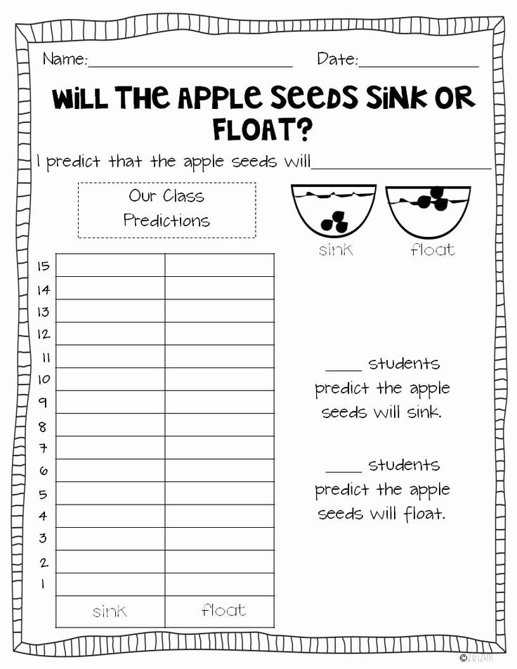 80 Printable Sinking And Floating Worksheet 44