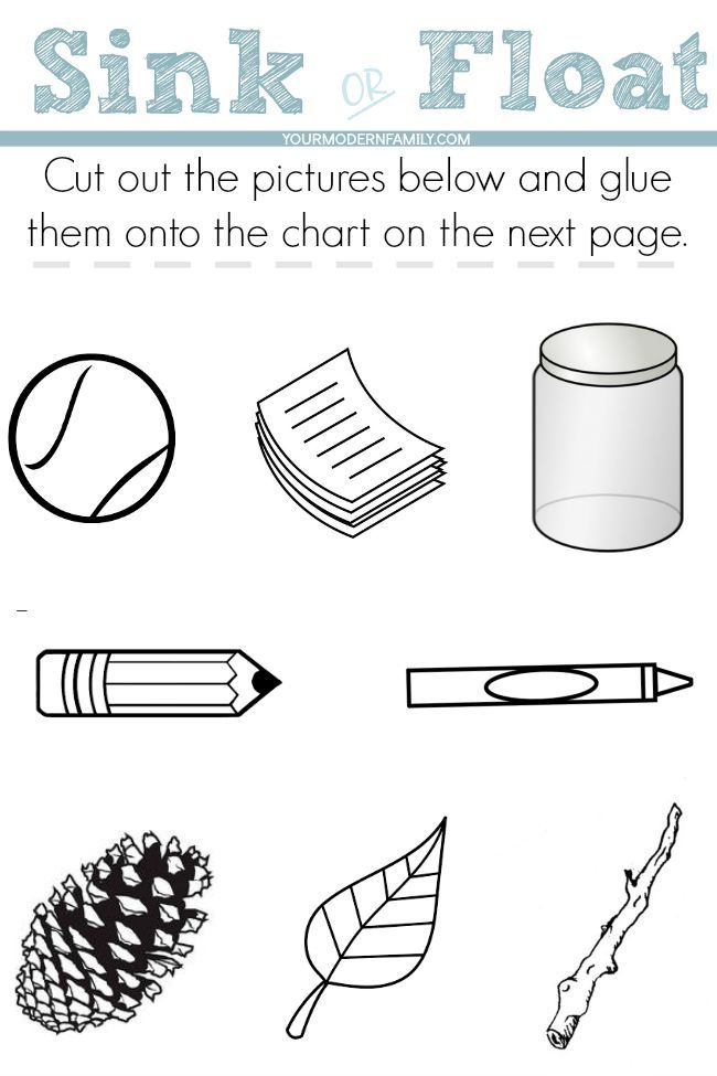 80 Printable Sinking And Floating Worksheet 49