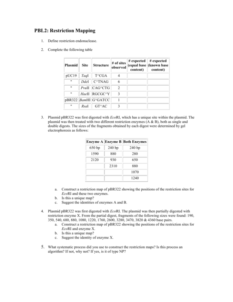 85 Restriction Enzyme Worksheet Answers 20