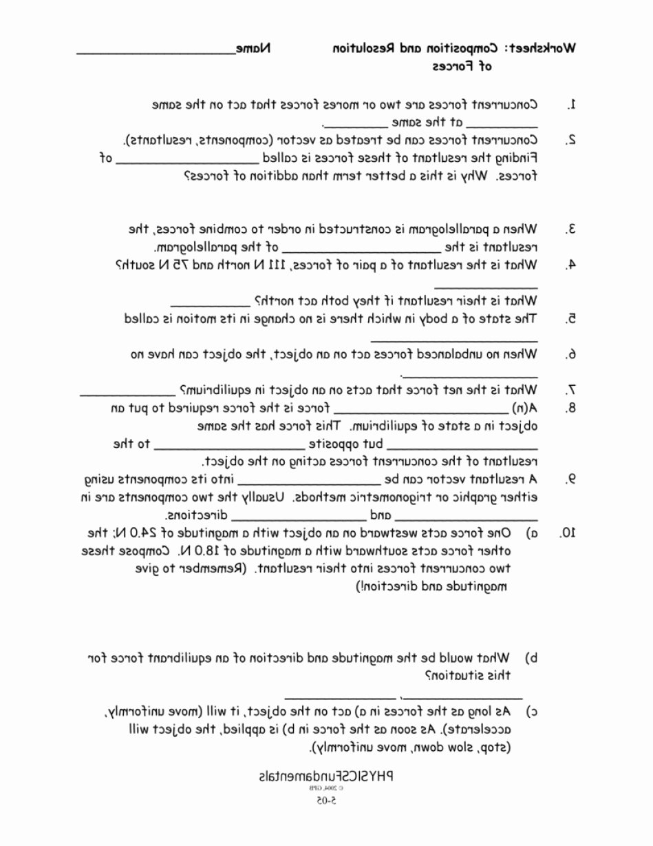 85 Vectors Physics Worksheet Answers 28