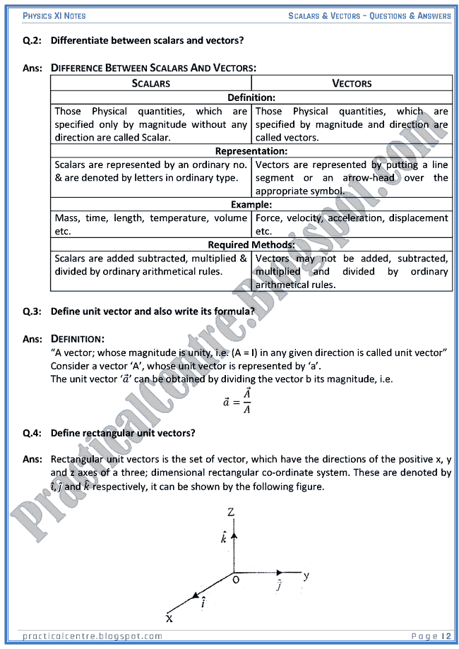 85 Vectors Physics Worksheet Answers 37