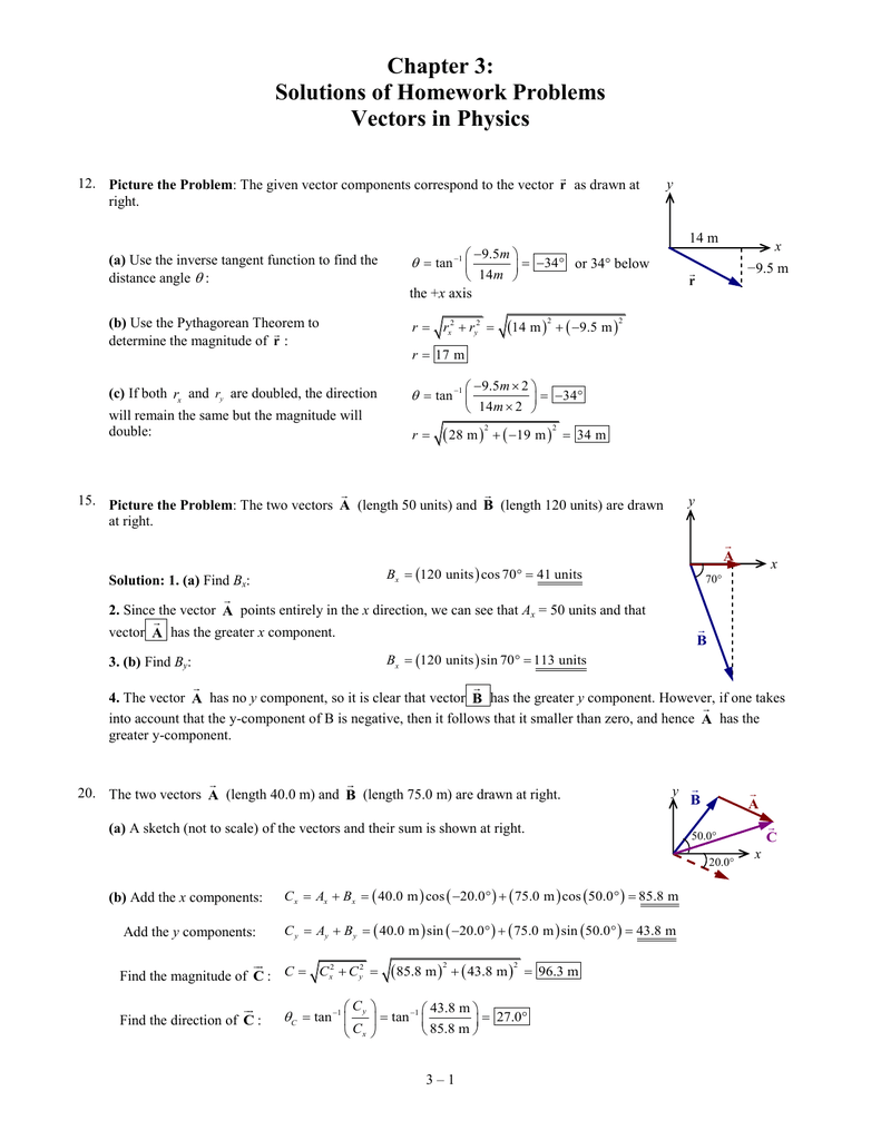 85 Vectors Physics Worksheet Answers 81