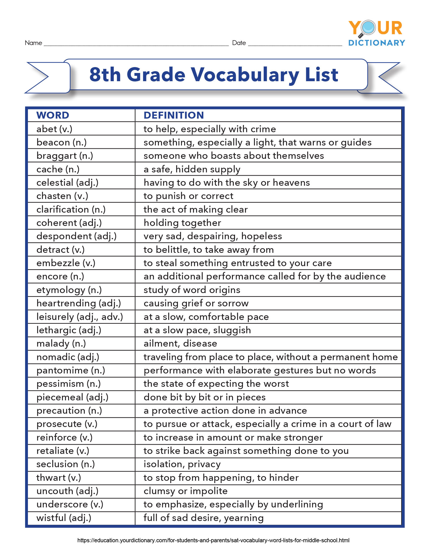 85 Vocabulary Worksheets Middle School 26