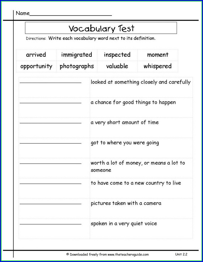 85 Vocabulary Worksheets Middle School 27