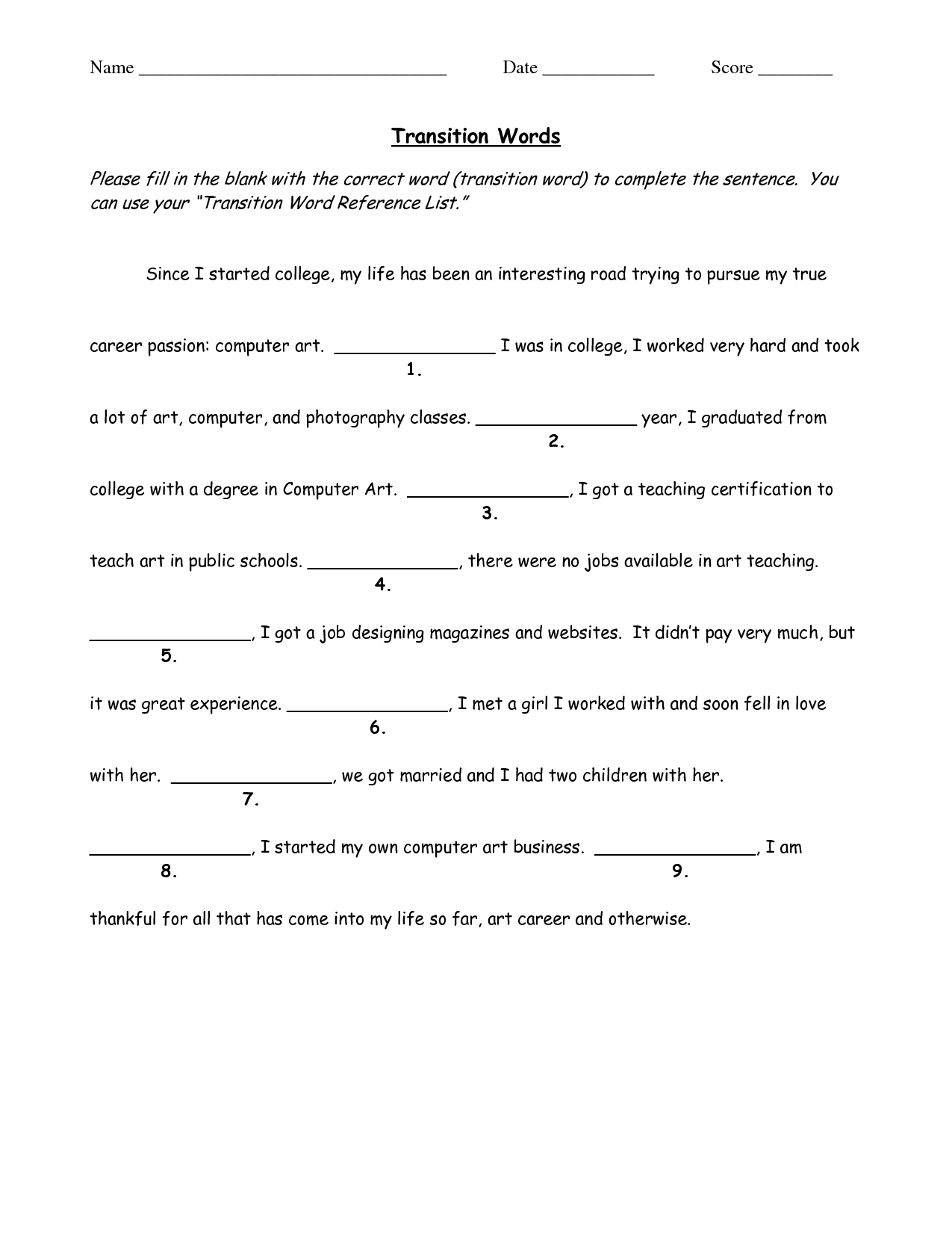 85 Vocabulary Worksheets Middle School 5