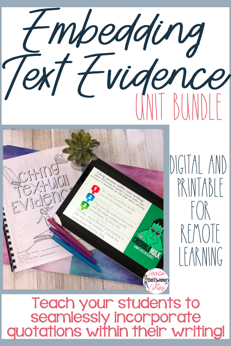 90 Citing Textual Evidence Worksheets 5