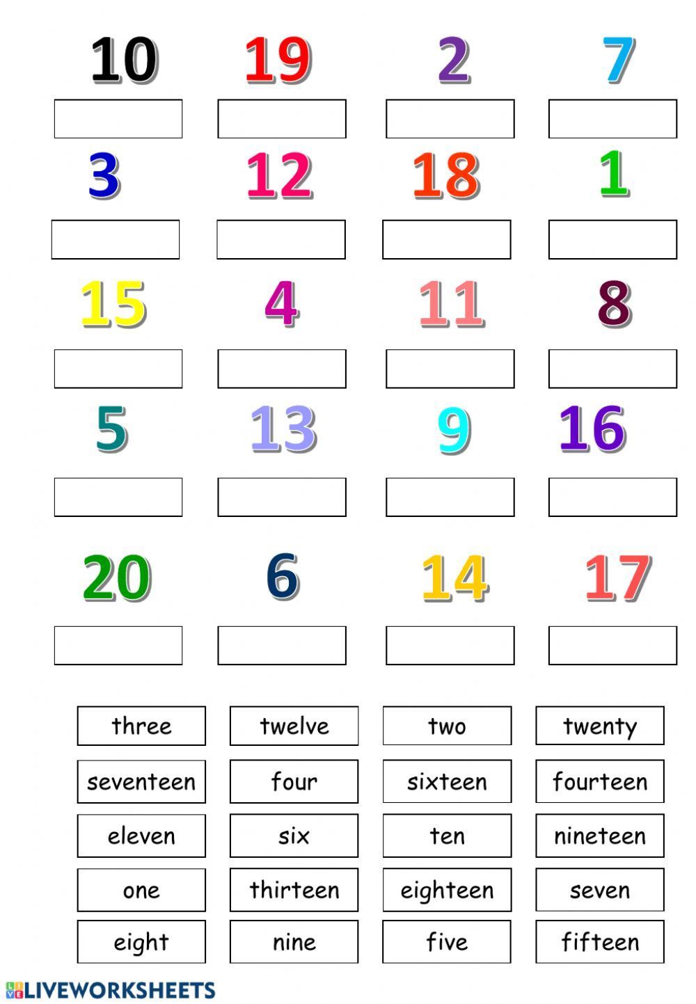 90 Number Words Worksheet 1-1000 35