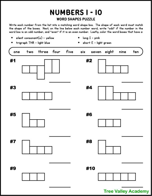 90 Number Words Worksheet 1-1000 37