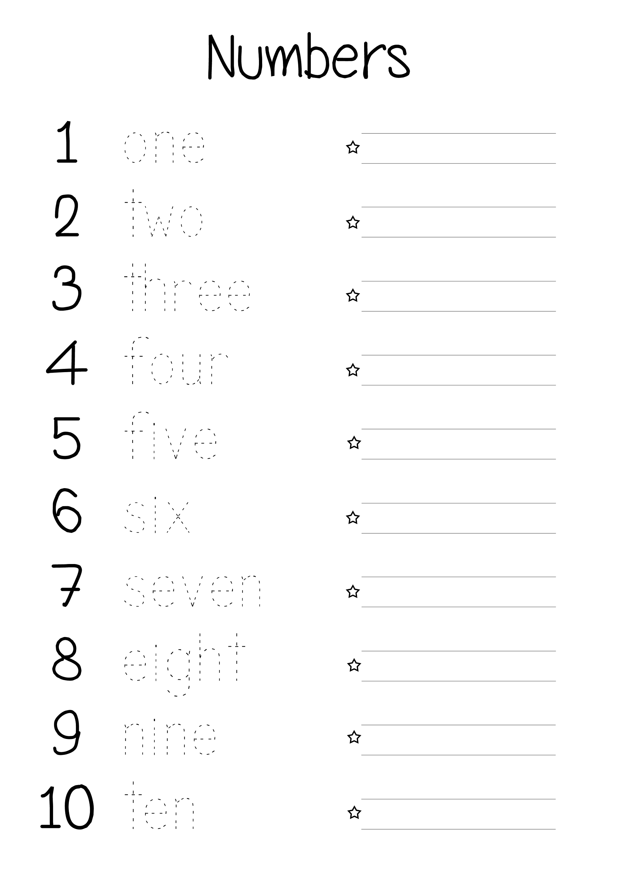 90 Number Words Worksheet 1-1000 38